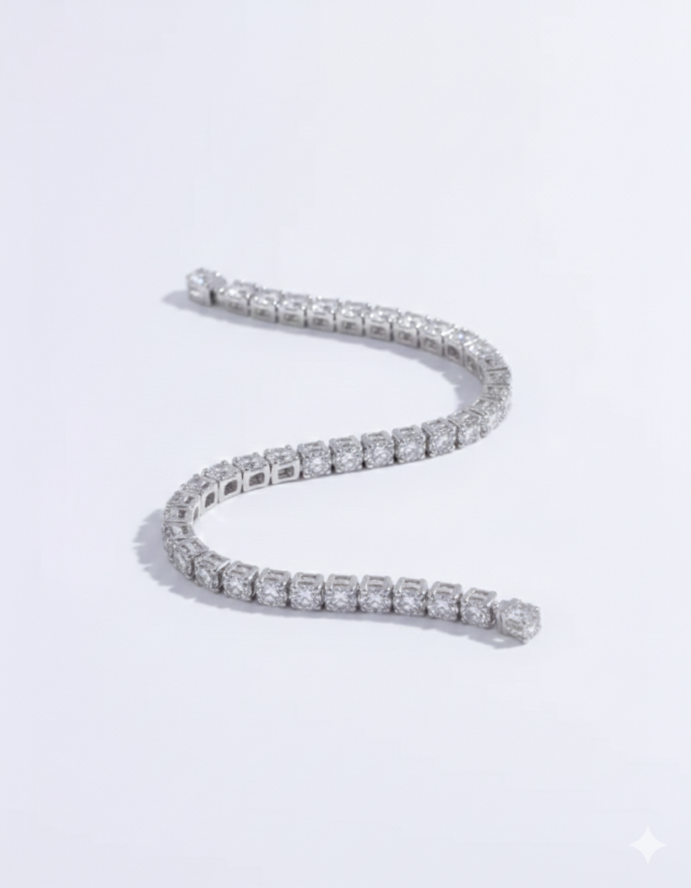 Eternal Frost Diamond Tennis Bracelet