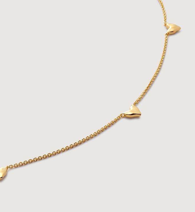 Heart Station Chain Necklace